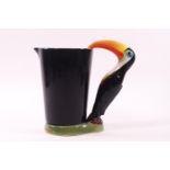 A Carlton ware advertising piece for Guinness, a jug with a toucan handle,