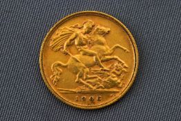 A half Sovereign,