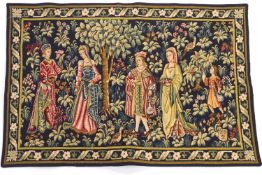 A tapestry wall hanging, Le Jardin Medirval, by Point de Loiselles,