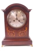 An early 20th century eight day mantel clock,