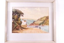 I Mortimer, West Country scene, watercolour, signed lower right,