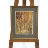 Sophie d'Ouseley Meredith, A Cathedral interior,watercolour, signed lower left,