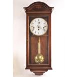 A 20th century Comitti mahogany cased regulator wall clock,