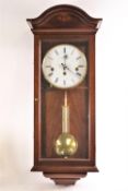 A 20th century Comitti mahogany cased regulator wall clock,