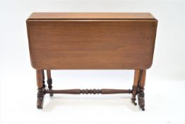 A Victorian mahogany Sutherland table,