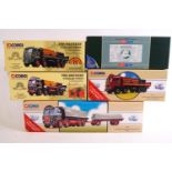 Five Corgi classics : two delivery trucks No 09801 and 12401,