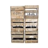 Six Whiteways cider crates,