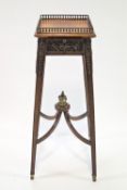 A 19th century kingwood and marquetry gueridon with ormalu mounts,