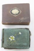 Two postcard albums from the same estate as the Duncan Campbell & Son press,