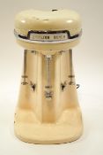 A vintage Hamilton Beach Triple Milkshake mixer