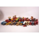 A collection of play worn DInky lorries