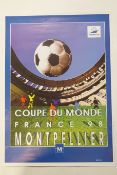 Football : World Cup 1998, Some wall posters 30 x 24" and smaller, including Air France,