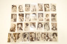 Postcards : cinema, picture-goer, actress, including Adele Dixon, Olivia de Havilland, Janet Gaynor,