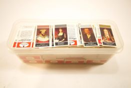 A group of assorted cigarette cards, black cat Kings and Queens of England, Sport,