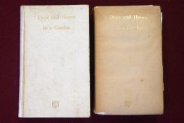 Eleanor Vere Boyle, 'Days and Hours in a Garden', Elliot Stock, 1884 signed and dated Jan 1884,