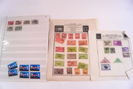 A box of Indian stamps, mint and used,