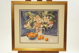 V Charlesworth, Lilies and Clementines, 194 of an edition of 350, signed bottom right, 39.