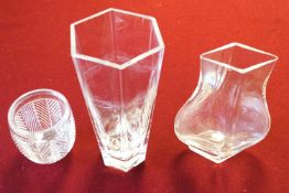 A Tiffany & Co glass vase,