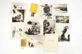 Antarctica - a selection of 8 x 10" Press photographs, most with negatives and Byrd Expedition,