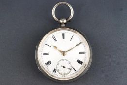 A open faced pocket watch with key wound movement (key supplied) Case reference: 129996.