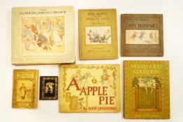 Five Kate Greenaway books, A Apple Pie, published by Frederick Warne & Co,