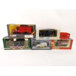 Assorted boxed Corgi model vehicles to include The C906/4 Mack truck, C702/2 Morris Minor,