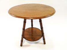 A late 19th century mahogany occasional table,