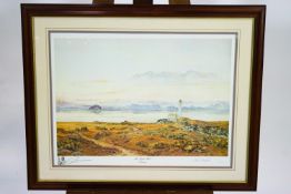 Bill Waugh, The Light House, Turnberry, Limited edition print 249/850,