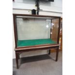 Taxidermy : A large scale mahogany taxidermy/display cabinet,
