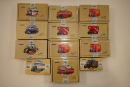 Twelve boxed Classic commercials from Corgi to include a Bedford pantechnicon and 0 series