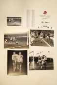 Football : Gordon Banks, signed 8 x 10's (4), Postcard (1),