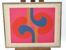 Michael Stokoe, Thrusting Outwards, screen print,