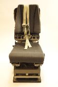 A Puma helicopter seat, Right Hand, No OA316-0002 7/3/2002, Ipeco Europe Southend Airport,