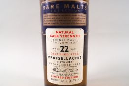 A Craigellachie 1973 bottle of whisky, aged 22 years,