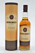 A boxed bottle of Benromach Glenlivet, 12 year old single Speyside Malt whisky,