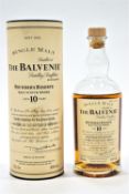 A cased bottle of Balvenie Founder's Reserve single malt aged ten years,