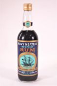 A bottle of Navy Neater's 95.5% proof rum