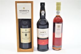 A Warres vintage port,