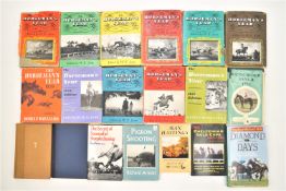 A collection of racing and other books