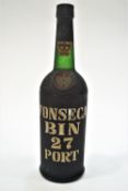 A bottle of Fonseca Bin 27 Port 70 cl 20 % vol
