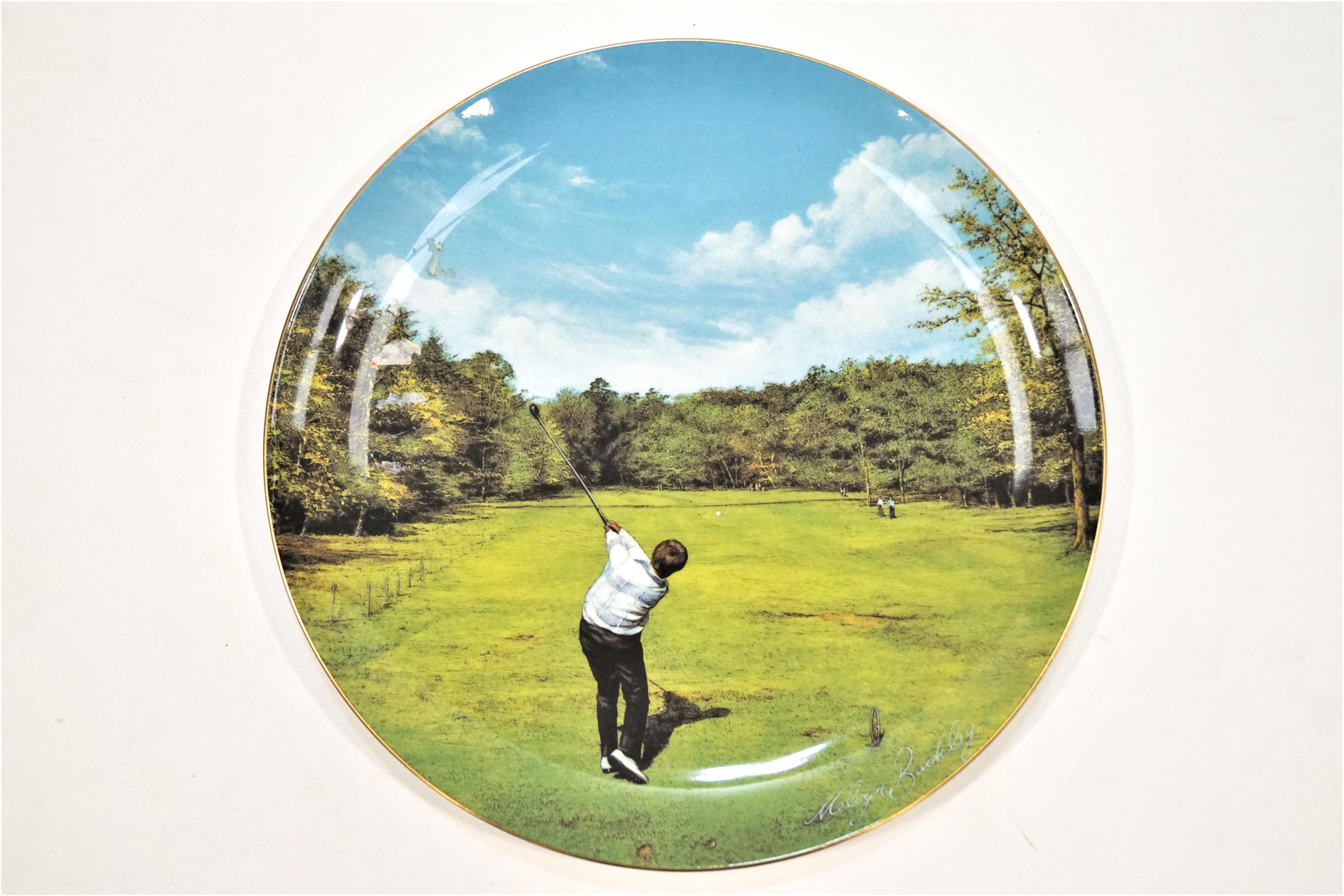 Limited Edition Coalport Golf Course plates, The Belfry and Wentworth, - Image 3 of 3