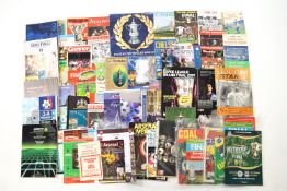 Approximately 60 Football programmes, cup finals/semi finals and others,