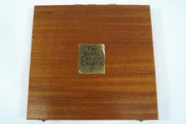 A Danbury Mint collection, 'The Royal Crystal Cameo's',