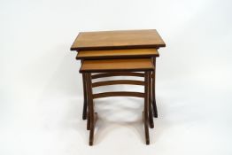 A nest of G Plan 'Fresco' teak tables,