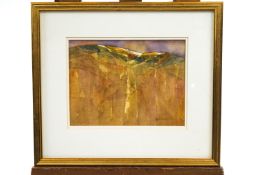 Alison Musker (b 1938) Light in Yorkshire, watercolour, signed lower right, titled label, verso,