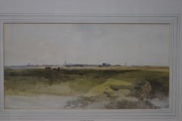 A Norfolk landscape watercolour,