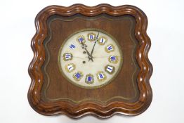 A nineteenth century French style wall clock,