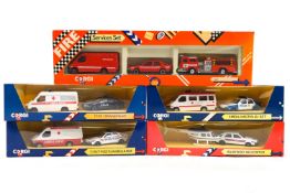 A Corgi fire services set,