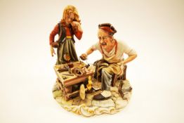 A Capodimonte figure, 'The Cobbler',