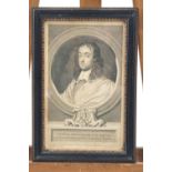 Smith after Kneller, 'The Right Honorable Robert Earl of Oxford, mezzotint, 34cm x 24.